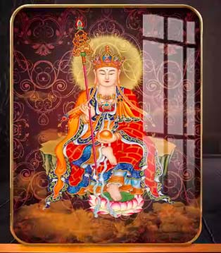 地藏王菩萨摆台相框